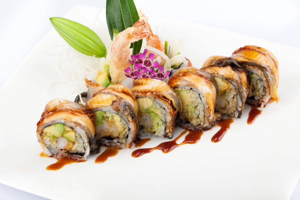 Black Dragon Roll 8pcs Story Sushi
